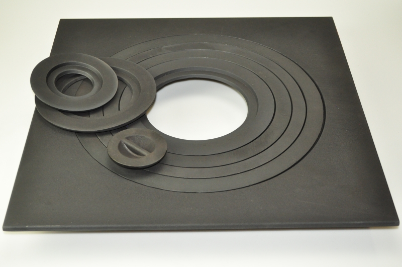Ofenringe Feuer Herdring Ofenplatte Ofenringe Gussringe Gusseisen Ringe 55x55 cm